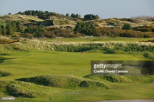 The par 3 14th green at Royal Birkdale Golf Club, on April 21, 2004 in Birkdale, England.