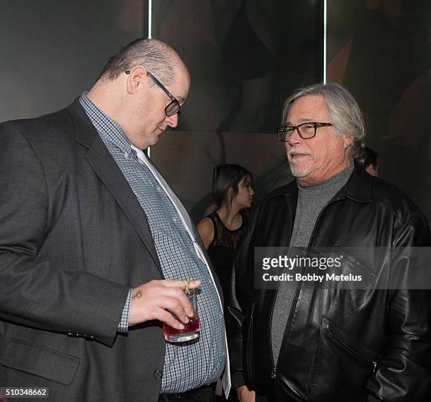 Miami Heats Andy Elisburg and owner Micky Arison during The Gentleman's Supper Club hosted by Chris Paul, Dwyane Wade and Carmelo Anthony honoring...