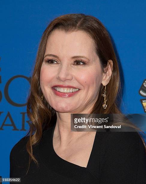Actress Geena Davis attends the 30th Annual ASC Awards at the Hyatt Regency Century Plaza on February 14, 2016 in Los Angeles, California.