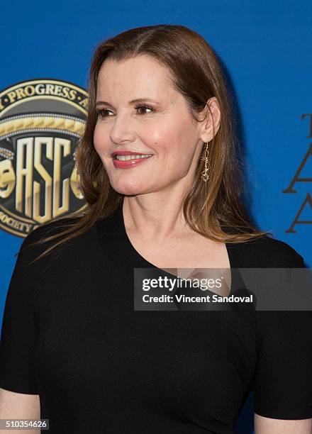 Actress Geena Davis attends the 30th Annual ASC Awards at the Hyatt Regency Century Plaza on February 14, 2016 in Los Angeles, California.