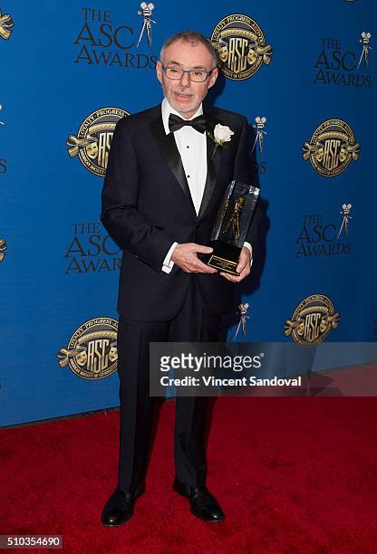 Cinematographer John Toll attends the 30th Annual ASC Awards at the Hyatt Regency Century Plaza on February 14, 2016 in Los Angeles, California.