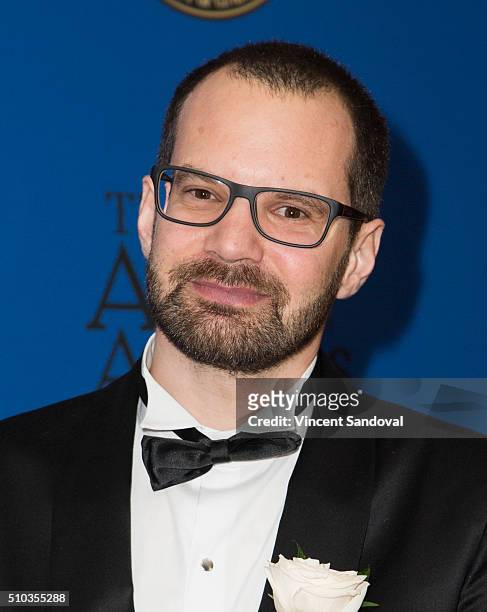 Cinematographer Matyas Erdely attends the 30th Annual ASC Awards at the Hyatt Regency Century Plaza on February 14, 2016 in Los Angeles, California.