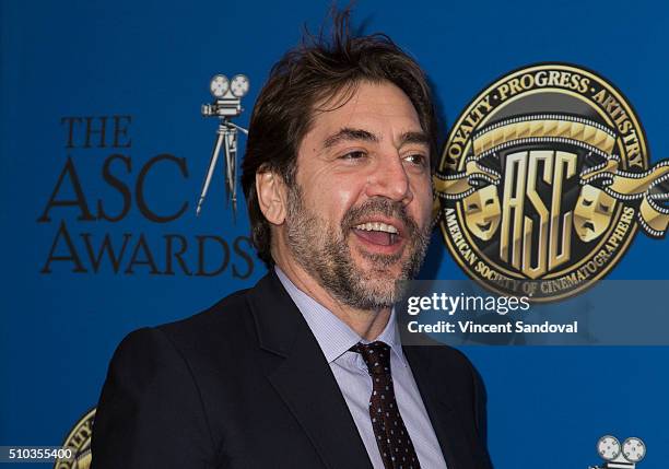 Actor Javier Bardem attends the 30th Annual ASC Awards at the Hyatt Regency Century Plaza on February 14, 2016 in Los Angeles, California.