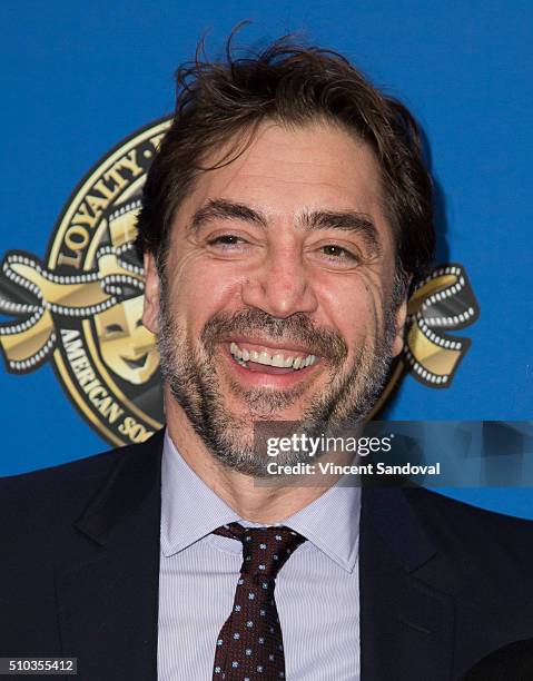 Actor Javier Bardem attends the 30th Annual ASC Awards at the Hyatt Regency Century Plaza on February 14, 2016 in Los Angeles, California.