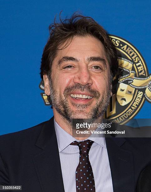 Actor Javier Bardem attends the 30th Annual ASC Awards at the Hyatt Regency Century Plaza on February 14, 2016 in Los Angeles, California.