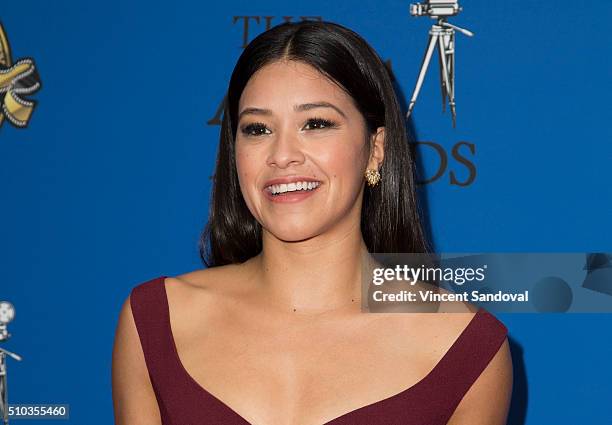 Actress Gina Rodriguez attends the 30th Annual ASC Awards at the Hyatt Regency Century Plaza on February 14, 2016 in Los Angeles, California.