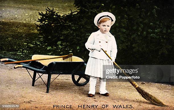 Prince Henry of Wales, later the Duke of Gloucester, at York Cottage, Sandringham, circa September 1902.