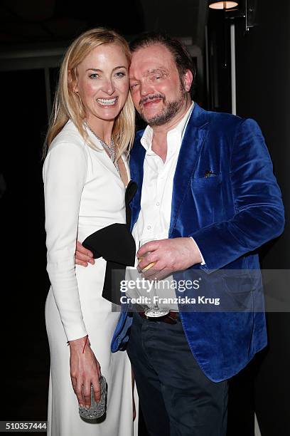 Lilly zu Sayn-Wittgenstein and Alexander zu Schaumburg-Lippe attend the Bulgari Night Of The Icons on February 14, 2016 in Berlin, Germany.