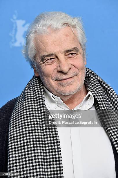 Actor Jacques Weber attends the 'Death in Sarajevo' photo call during the 66th Berlinale International Film Festival Berlin at Grand Hyatt Hotel on...