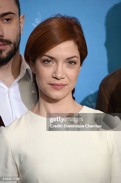 Actress Snezana Vidovic attends the 'Death in Sarajevo' photo call during the 66th Berlinale International Film Festival Berlin at Grand Hyatt Hotel...