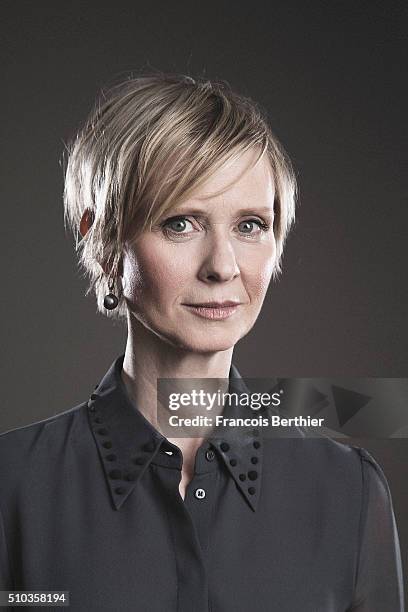 Actress Cynthia Nixon is photographed for Self Assignment on February 14, 2016 in Berlin, Germany.