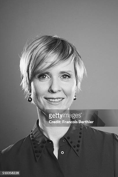 Actress Cynthia Nixon is photographed for Self Assignment on February 14, 2016 in Berlin, Germany.