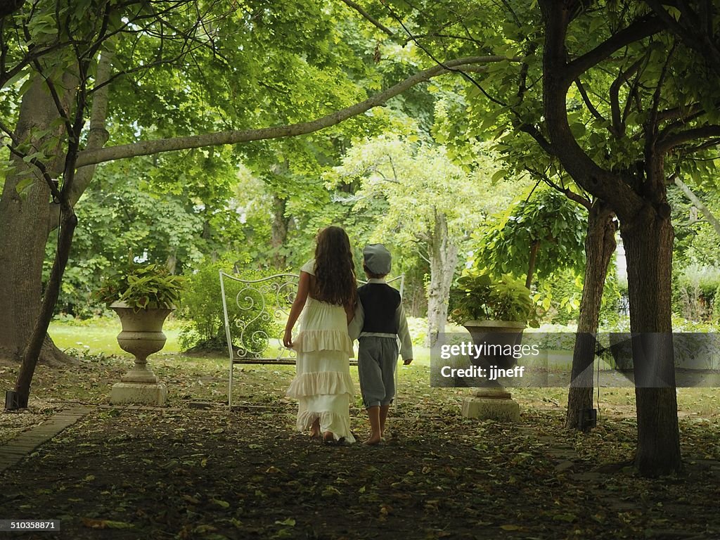 Young Boy and Girl In Love