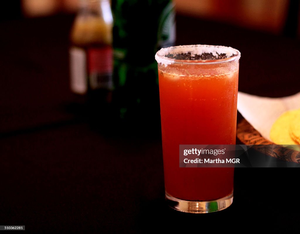 Michelada drink