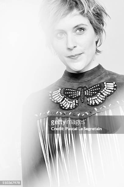 Actress Greta Gerwig attends the 'Maggie's Plan' photo call during the 66th Berlinale International Film Festival Berlin at Grand Hyatt Hotel on...