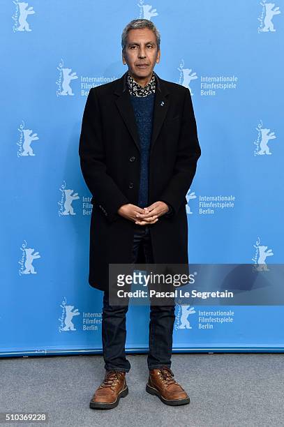 Director Rachid Bouchareb attends the 'Road to Istanbul' photo call during the 66th Berlinale International Film Festival Berlin at Grand Hyatt Hotel...