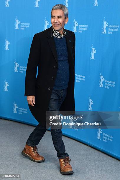 Director Rachid Bouchareb attends the 'Road to Istanbul' photo call during the 66th Berlinale International Film Festival Berlin at Grand Hyatt Hotel...