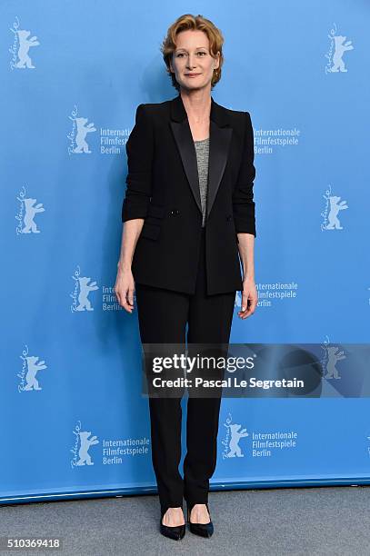 Actress Astrid Whettnall attends the 'Road to Istanbul' photo call during the 66th Berlinale International Film Festival Berlin at Grand Hyatt Hotel...