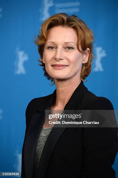 Actress Astrid Whettnall attends the 'Road to Istanbul' photo call during the 66th Berlinale International Film Festival Berlin at Grand Hyatt Hotel...