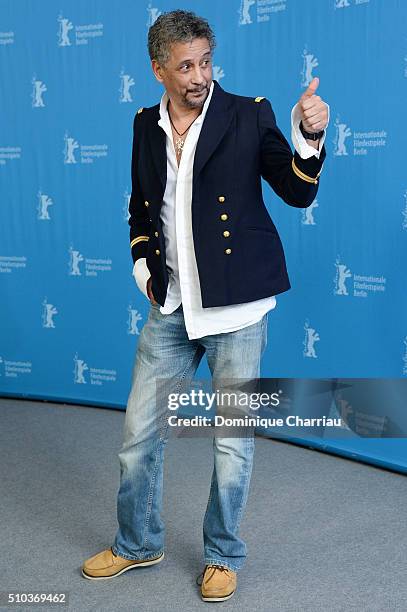 Actor Abel Jafri attends the 'Road to Istanbul' photo call during the 66th Berlinale International Film Festival Berlin at Grand Hyatt Hotel on...