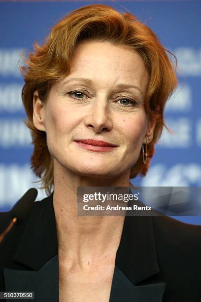 Actress Astrid Whettnall attends the 'Road to Istanbul' press conference during the 66th Berlinale International Film Festival Berlin at Grand Hyatt...