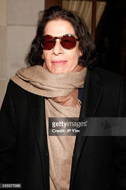 Fran Lebowitz attends the Carolina Herrera Fall 2016 fashion show during New York Fashion Week on February 15, 2016 in New York City.
