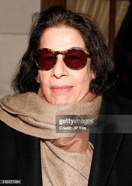 Fran Lebowitz attends the Carolina Herrera Fall 2016 fashion show during New York Fashion Week on February 15, 2016 in New York City.