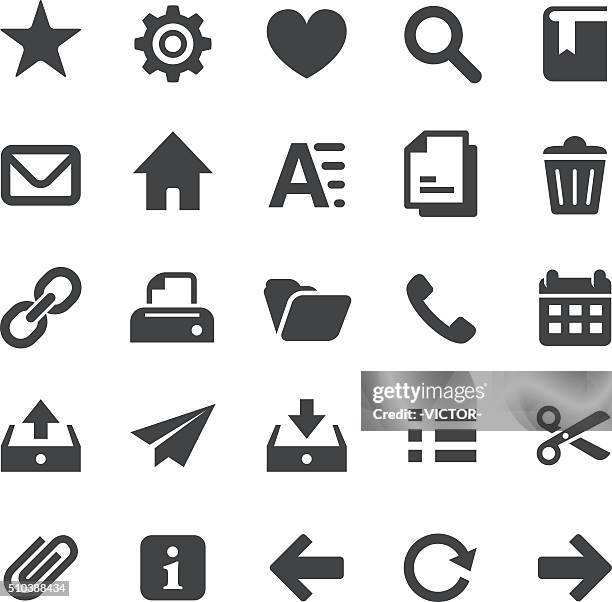homepage icons set - smart series - communication toolkit icon stock illustrations