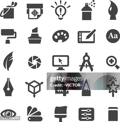 Graphic Design Icons Set - Smart Series Graphic Design Icons Set - Smart Series