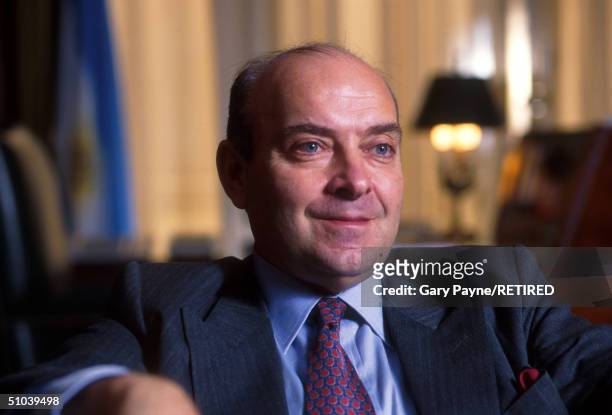 Argentinian Finance Minister Domingo Cavallo Poses For A Portrait In Buenos Aires, Argentina, June23, 1995.