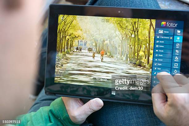 microsoft surface pro - microsoft surface pro stock pictures, royalty-free photos & images