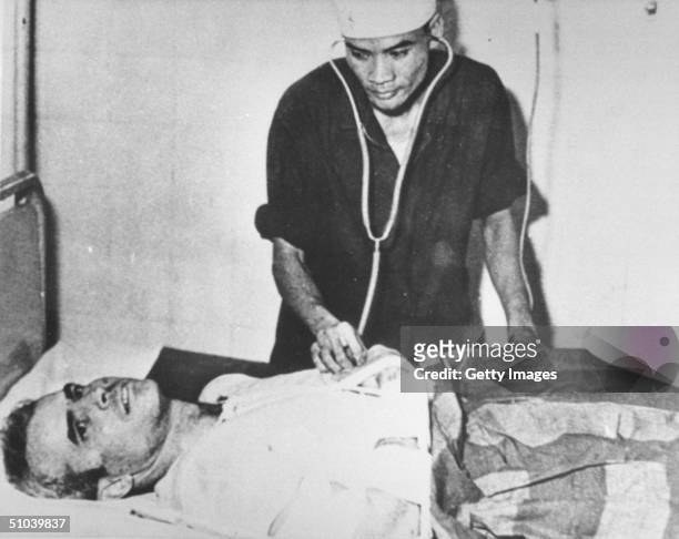 Senator John Mccain In A Hanoi Hospital During The Vietnam War November, 1967.