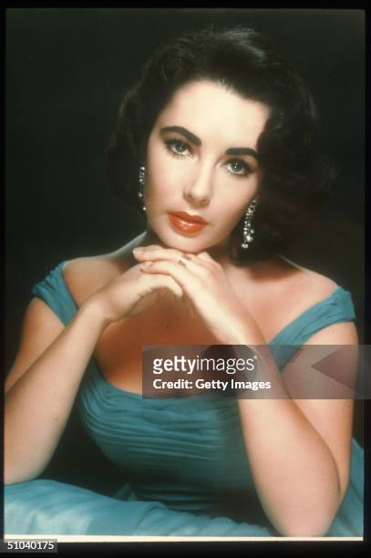 Actress Elizabeth Taylor Poses In An Old Film Still, circa 1960. Taylor Is An Award Winning Actress Who Has Appeared In Such Films As "Who's Afraid...