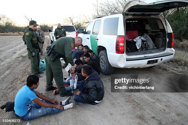 border patrol, rio grande valley, texas, feb. 9, 2016 - border patrol stock pictures, royalty-free photos & images