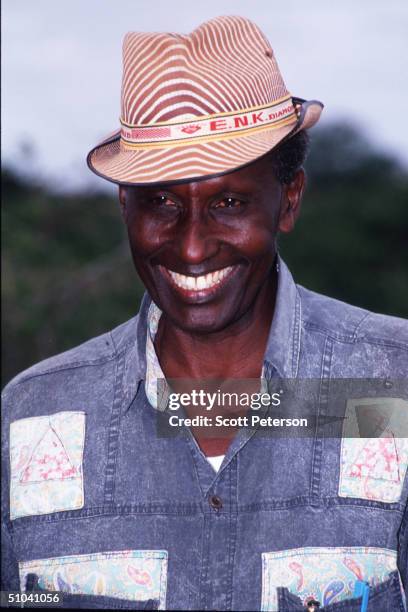 Mohammed Farah Aidid Stands June 15, 1992 In Sudan. Aidid, The Militia Leader Who Helped Draw Somalia Into Years Of Civil War, Famine And Anarchy Was...