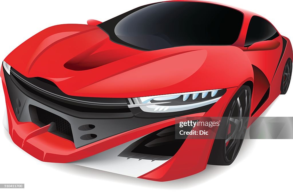 Red Sports Car