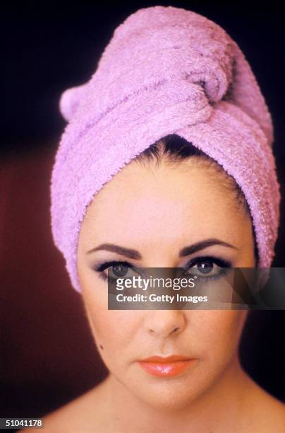 Actress Elizabeth Taylor Poses In USA, mid-1960s. A Childhood Star After Her Appearance In "National Velvet" At Twelve, Taylor Would Later Win Best...
