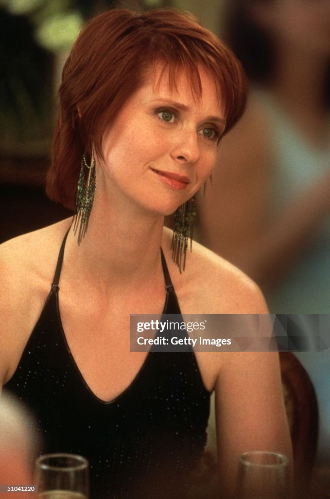 Actress Cynthia Nixon...