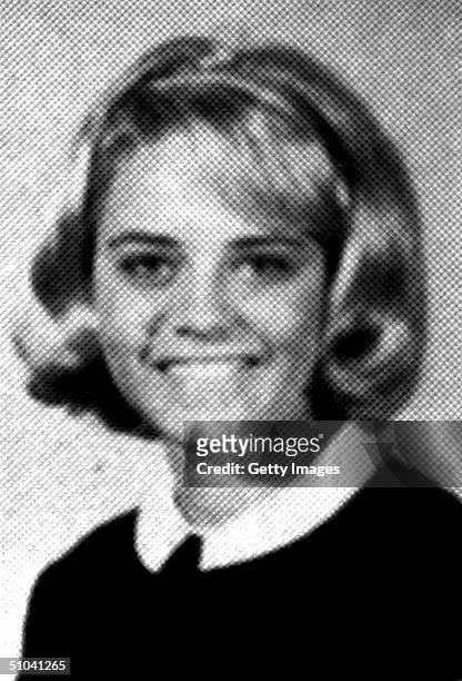Gary Condit's Wife Carolyn Berry Smiles In Her 1965 Sophomore Yearbook Photo From Nathan Hale High School In Tulsa, Oklahoma. Berry's Husband Has...