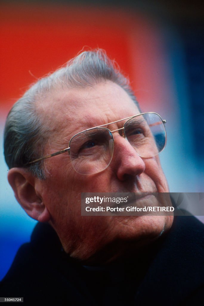 John Cardinal O'Connor Poses For Photographers January 2 1994 In New York T