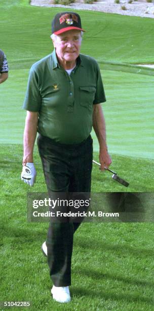 Indian Wells.Jack Lemmonduring The Frank Sinatra Celebrity Golf Tournment