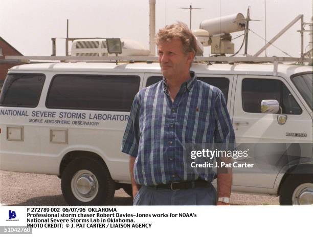 Oklahoma Professional Storm Chaser Robert Davies-Jones Works For Noaa's National Severe Storms Lab In Oklahoma.