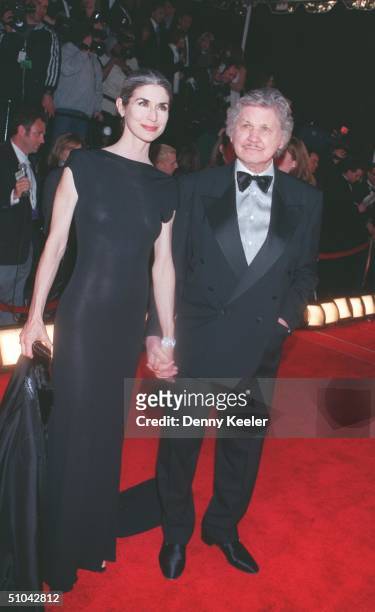Los Angeles, Ca. Newlyweds, Charles Bronson And Kim Weeks At The 1999 American Comedy Awards, Held At The Shrine Auditorium.