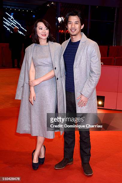 Guests attend the 'Crosscurrent' premiere during the 66th Berlinale International Film Festival Berlin at Berlinale Palace on February 15, 2016 in...