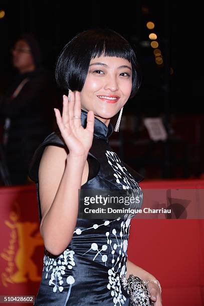 Guest attends the 'Crosscurrent' premiere during the 66th Berlinale International Film Festival Berlin at Berlinale Palace on February 15, 2016 in...