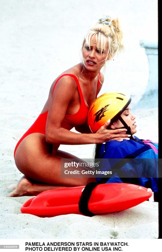 Pamela Anderson Stars In Baywatch