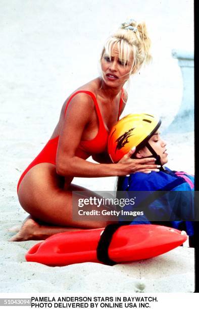 Pamela Anderson Stars In Baywatch