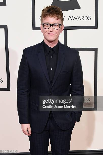 Internet personality Tyler Oakley attends The 58th GRAMMY Awards at Staples Center on February 15, 2016 in Los Angeles, California.