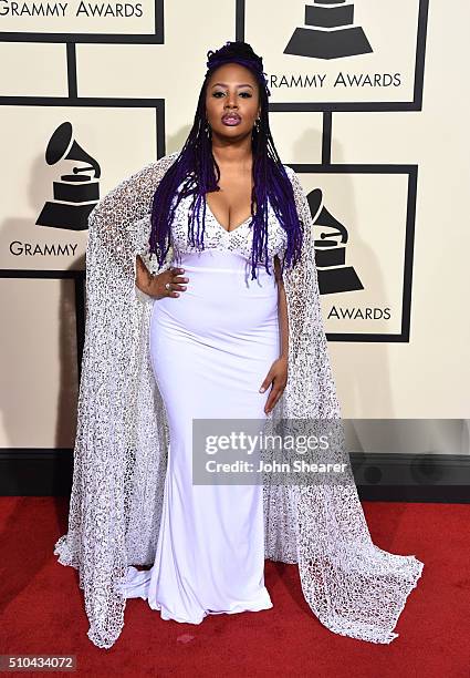 Recording artist Lalah Hathaway attends The 58th GRAMMY Awards at Staples Center on February 15, 2016 in Los Angeles, California.