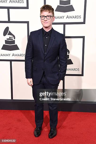 Internet personality Tyler Oakley attends The 58th GRAMMY Awards at Staples Center on February 15, 2016 in Los Angeles, California.